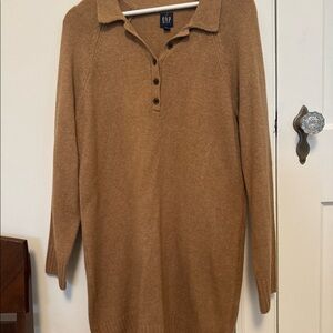 Women’s Gap Polo Sweater Dress, size medium